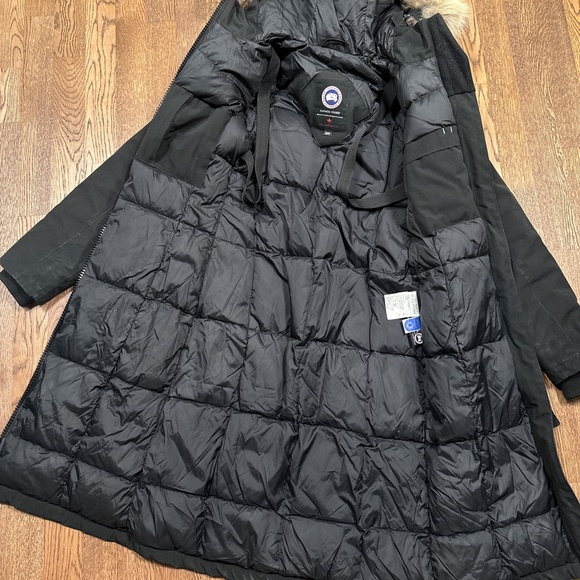Vintage Canada Goose Whistler Down Belted Parka Coat Womens 3036L Womens XS - Picture 12 of 16